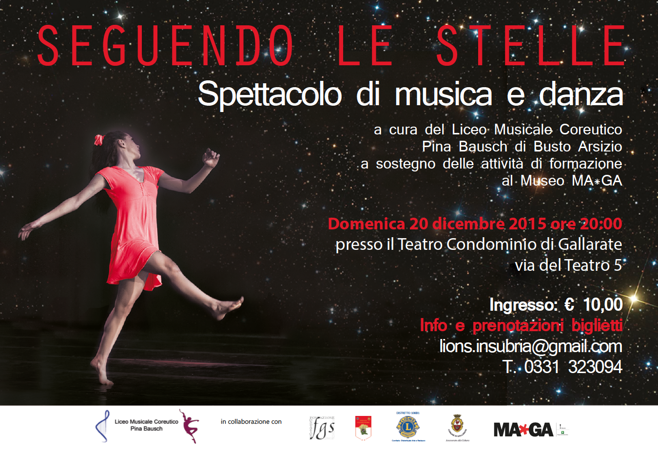 SEGUENDO LE STELLE - Spettacolo di Musica e Danza