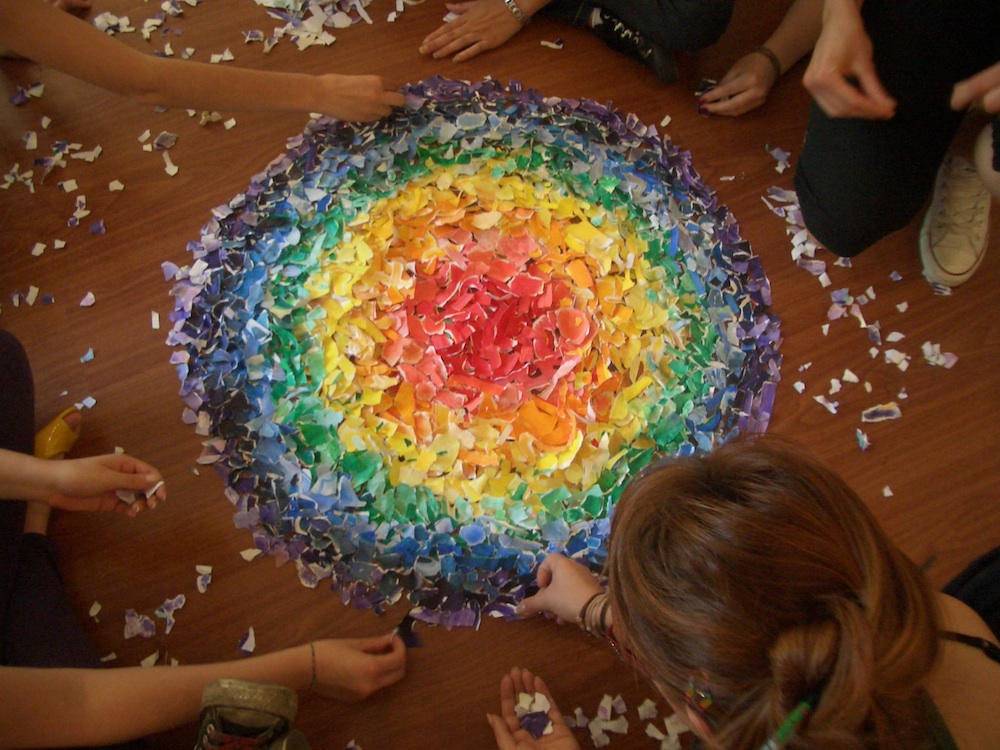 Toccare l'arcobaleno con gli occhi