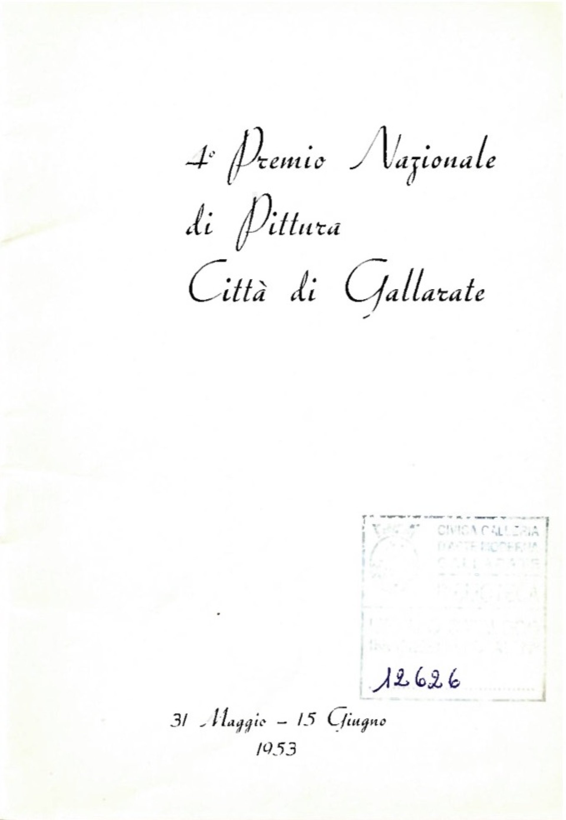 Premio Nazionale di Pittura Città di Gallarate